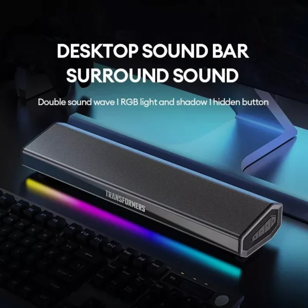 Wired & Wireless Bluetooth 5.4 Subwoofer Speaker with Surround Sound - Image 2