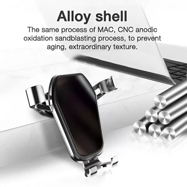Universal Gravity Car Phone Holder for Smartphones - Image 3