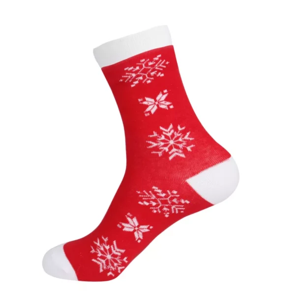5 Pairs Christmas Cartoon Socks - Image 6