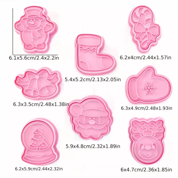 8-Piece Christmas Cookie Cutter Set - Image 5