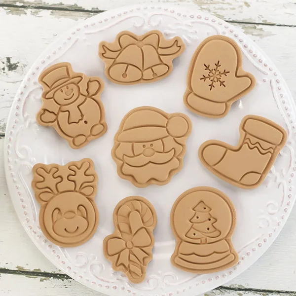 8-Piece Christmas Cookie Cutter Set - Image 3
