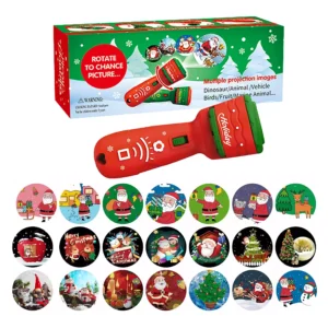 Santa Claus Christmas Projector Light - 24 Lifelike Designs for Holiday Cheer