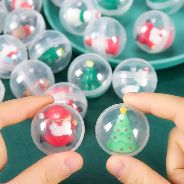 Cartoon Christmas Gacha Toy Set - Image 4