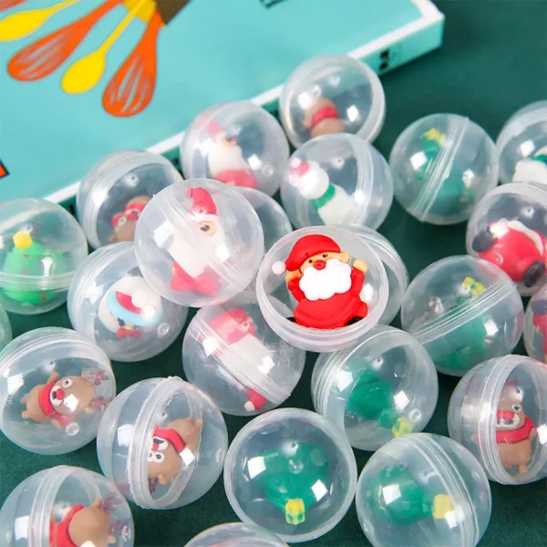 Cartoon Christmas Gacha Toy Set - Image 2