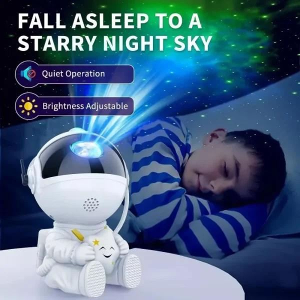 Astronaut Galaxy Projector LED Night Light - Image 2
