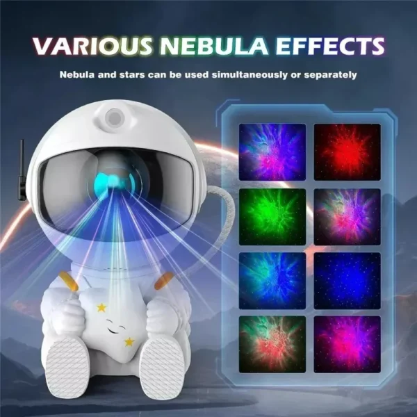 Astronaut Galaxy Projector LED Night Light - Image 3