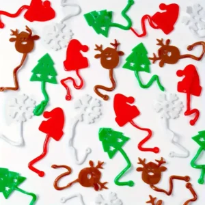 Christmas Sticky Hands - Fun, Colorful, Adhesive Party Favors for Kids (12/24/36 Pcs)