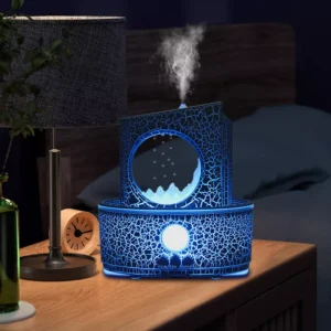 250ML Raindrop Essential Oil Diffuser with Remote, Nightlight & Timer