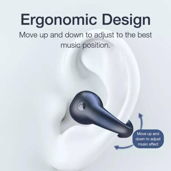 Wireless Earclip Bluetooth Headphones with Bass and Touch Control - Image 5