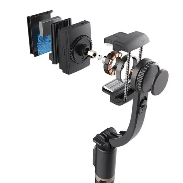 2-Axis Handheld Stabilizer Selfie Stick with Bluetooth Remote & Tripod