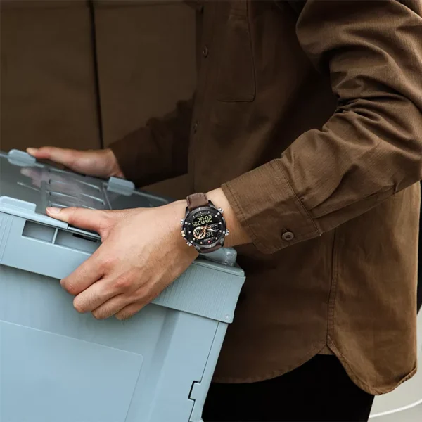 Waterproof Military Sport Watch for Men with LED Quartz Display - Image 5