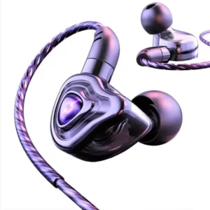 3.5mm Wired In-Ear Headphones with Bass, Noise-Cancellation & Microphone