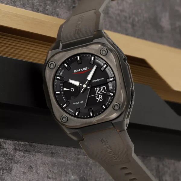 Stylish Digital Sports Watch – Waterproof Quartz Wristwatch - Image 3