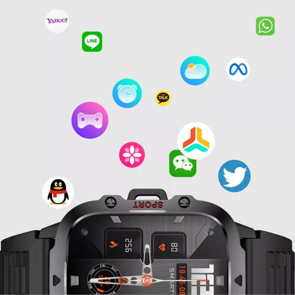 Smart Watch with Bluetooth Call, IP68 Waterproof, and Fitness Tracking - Image 6