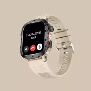 Smart Watch with Bluetooth Call, IP68 Waterproof, and Fitness Tracking