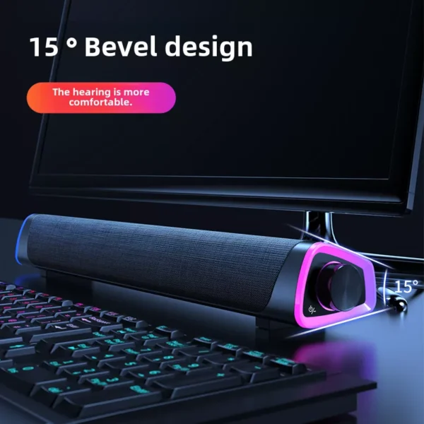 4D Stereo Bluetooth Speaker Bar with Subwoofer - Image 2