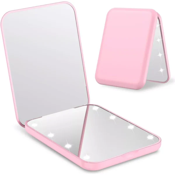 Mini LED Makeup Mirror with 2X Magnification