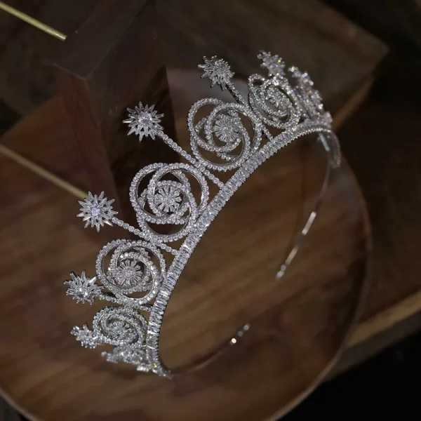 Luxury Crystal Bridal Tiara - Image 3