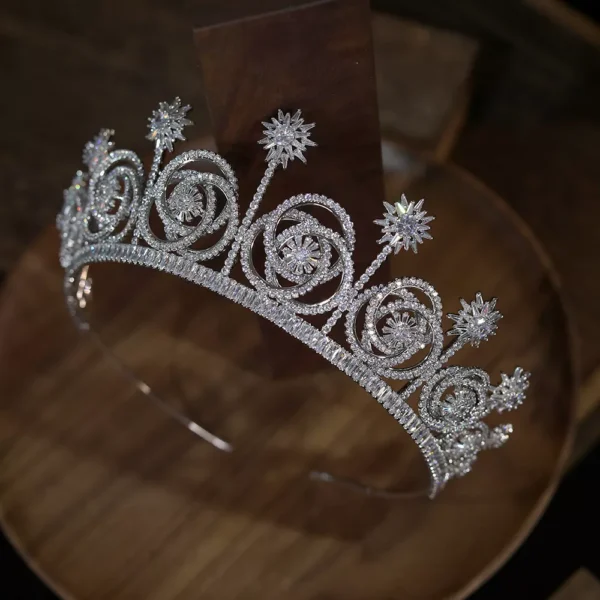 Luxury Crystal Bridal Tiara - Image 6