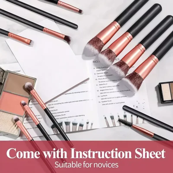 Professional 3/14/16-Piece Makeup Brush Set - Image 5
