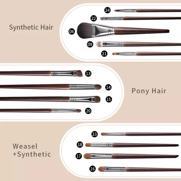28-Piece Professional Makeup Brush Set - Image 3