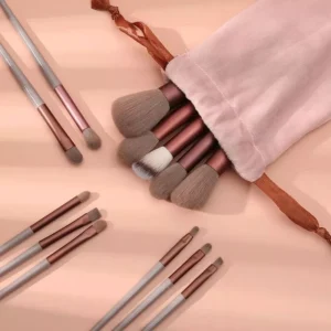 13-Piece Makeup Brush Set for Foundation, Eyeshadow, Blush, and More