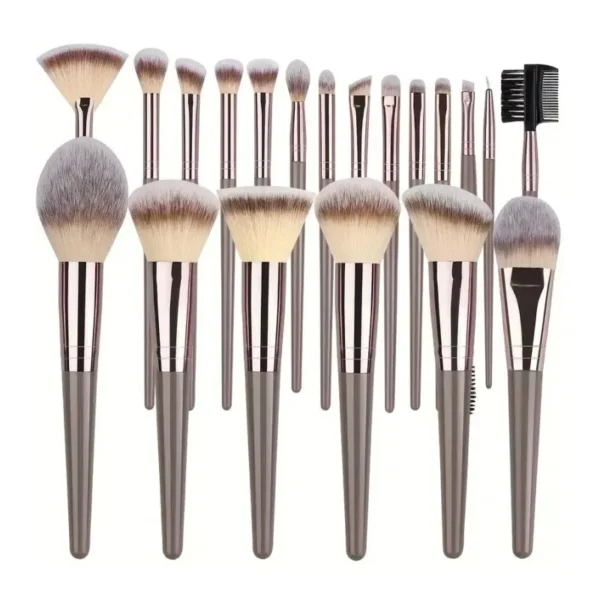 20Pcs Makeup Brush Set for Foundation, Blush, Highlighter, and Eyeshadow
