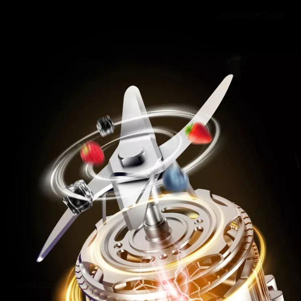 Stainless Steel Portable Juicer and Thermos Blender - Image 6