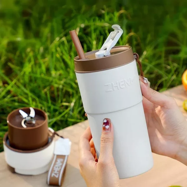 Stainless Steel Portable Juicer and Thermos Blender - Image 5