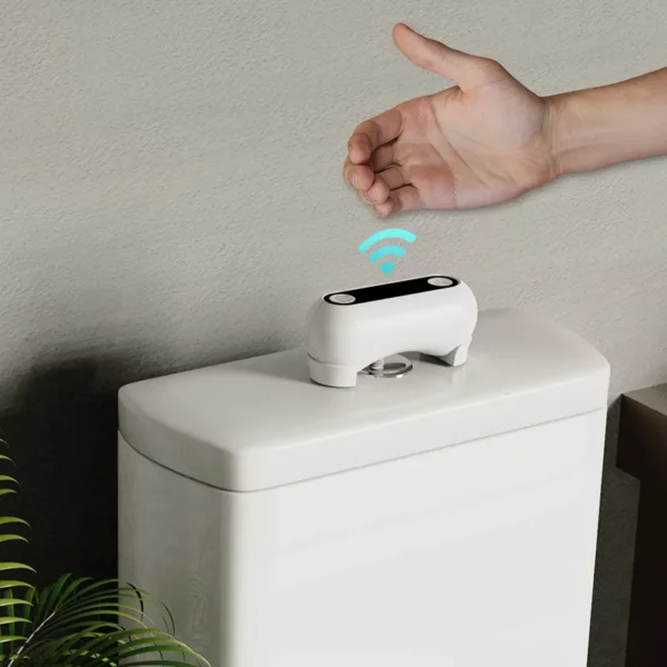 Touchless Automatic Toilet Flush with Infrared Sensor and Smart Switch - Image 2