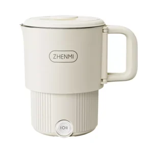 Folding Electric Kettle 304 Stainless Steel Travel Kettle 800ML