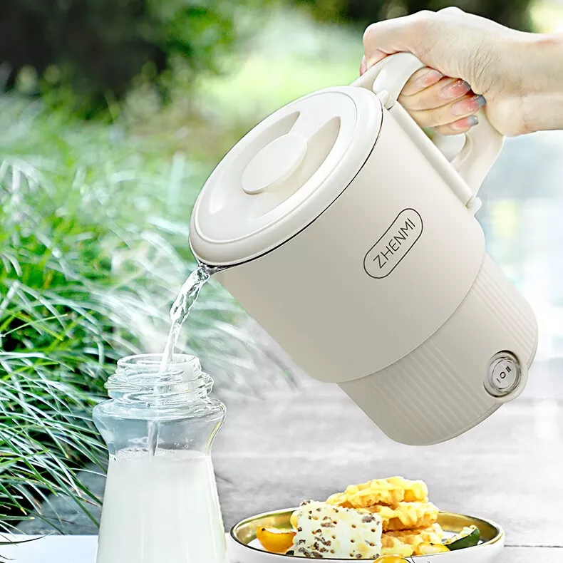 Folding Electric Kettle 304 Stainless Steel Travel Kettle 800ML - Image 3