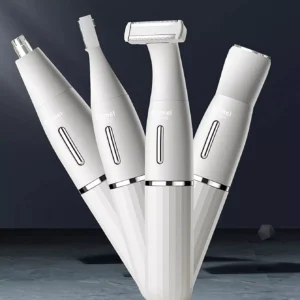 6-in-1 Rechargeable Electric Shaving and Grooming Set for Women