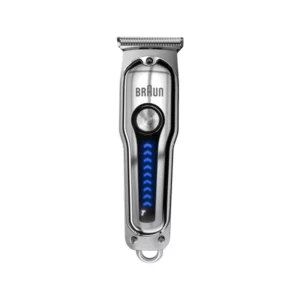 Precision Electric Hair Trimmer with Multiple Nozzles & Adjustable Length