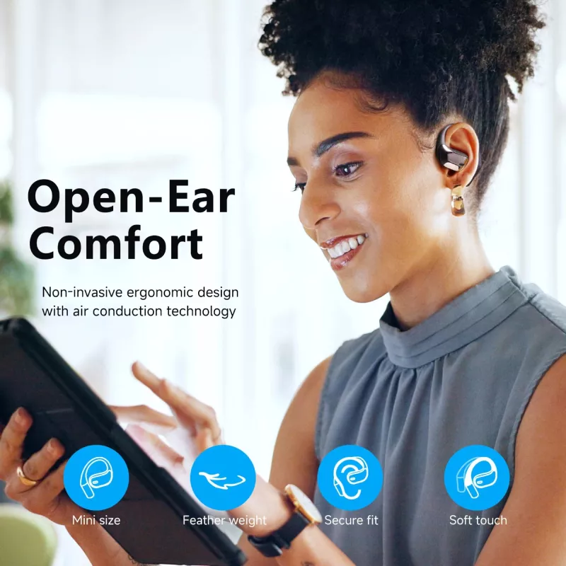 Open Ear Wireless Bluetooth 5.3 Headphones - Image 2