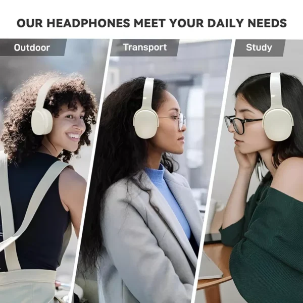 Wireless Bluetooth Over-Ear Headphones with HIFI Stereo Sound - Image 6