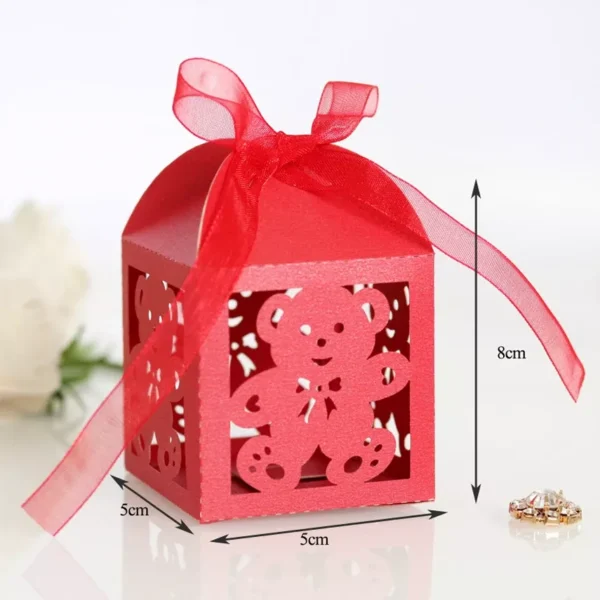 50pcs Blue Bear Candy Boxes – Perfect for Parties and Celebrations - Image 6