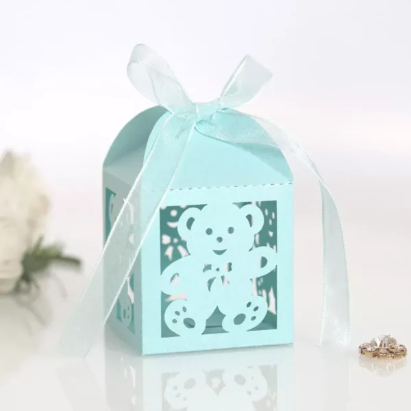 50pcs Blue Bear Candy Boxes – Perfect for Parties and Celebrations - Image 3