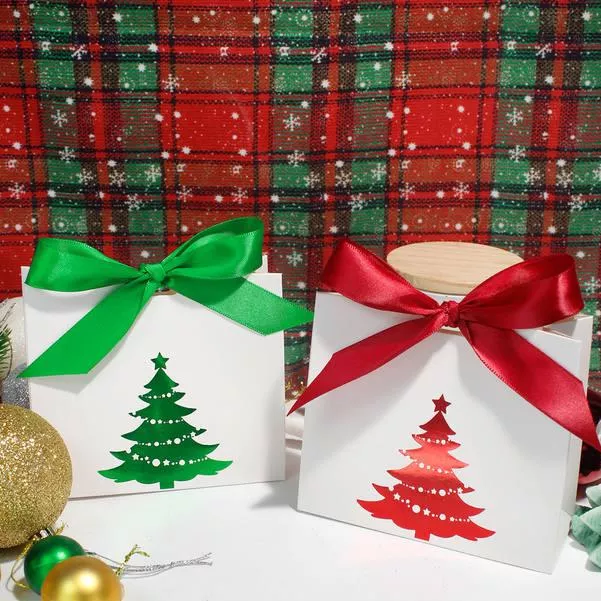 50pcs Christmas Candy Gift Boxes